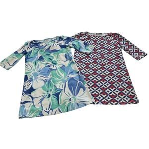 J.McLaughlin Kids Girls 4 Vacation Tropical Summer Casual Fun Print Dress Comfy